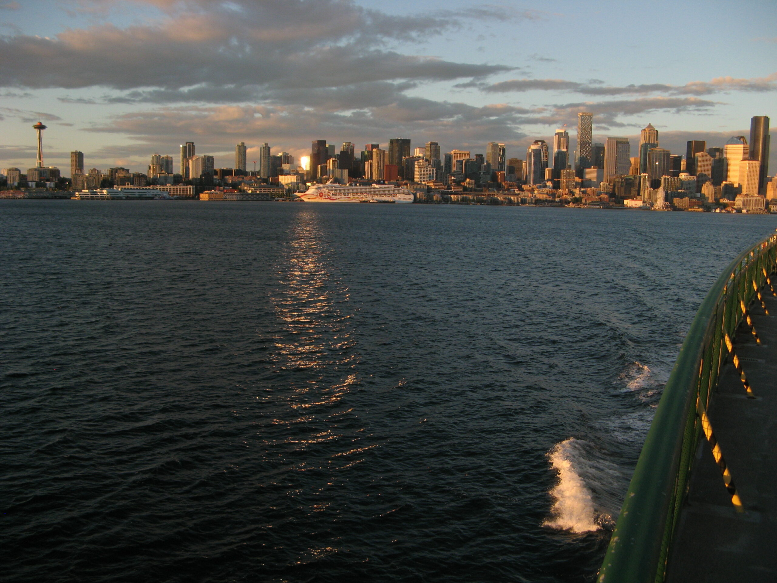 Seattle seen from the ferry to Bainbridge Island